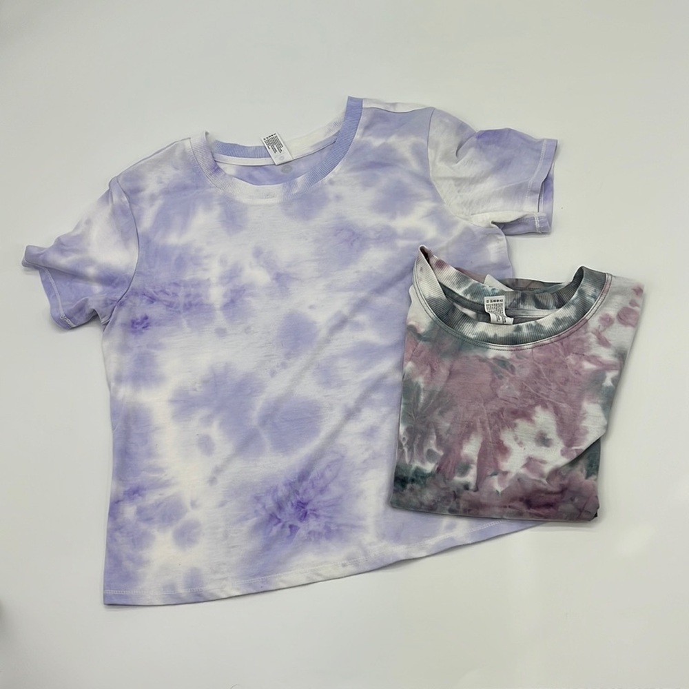 New 2 Purple Tiedye T-Shirts